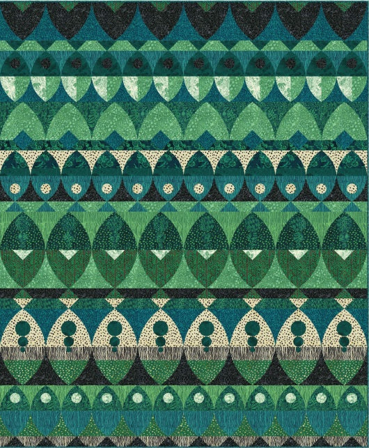 Strawberry Lane by Sally Kelly : Bohemian Born Quilt Kit