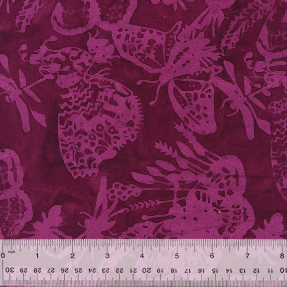 Strawberry Lane by Sally Kelly - Hunnyhill Butterflies Plum 738Q-7