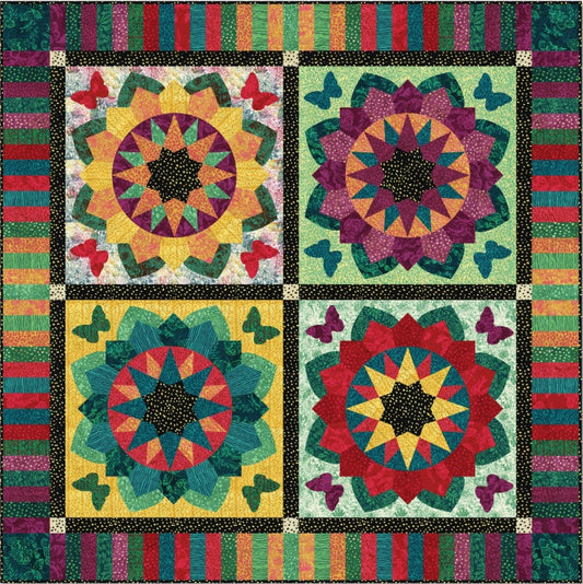 Strawberry Lane by Sally Kelly : Pick a Posy Quilt Kit