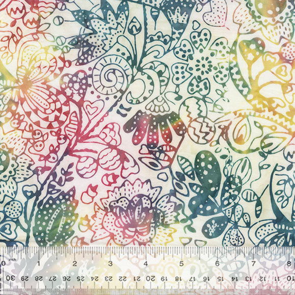 Strawberry Lane by Sally Kelly - Princelett Etch Kaleidoscopic 737Q-10