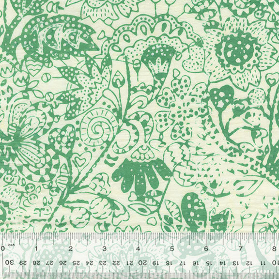 Strawberry Lane by Sally Kelly - Princelett Etch Seafoam 737Q-3