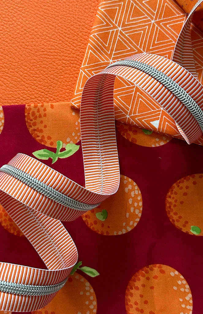 Stripe Zipper Tape 3yds SASSKIT 17J - Orange