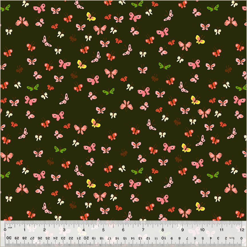 Studio Edit by Heather Ross - Butterflies Mud 40933D-8