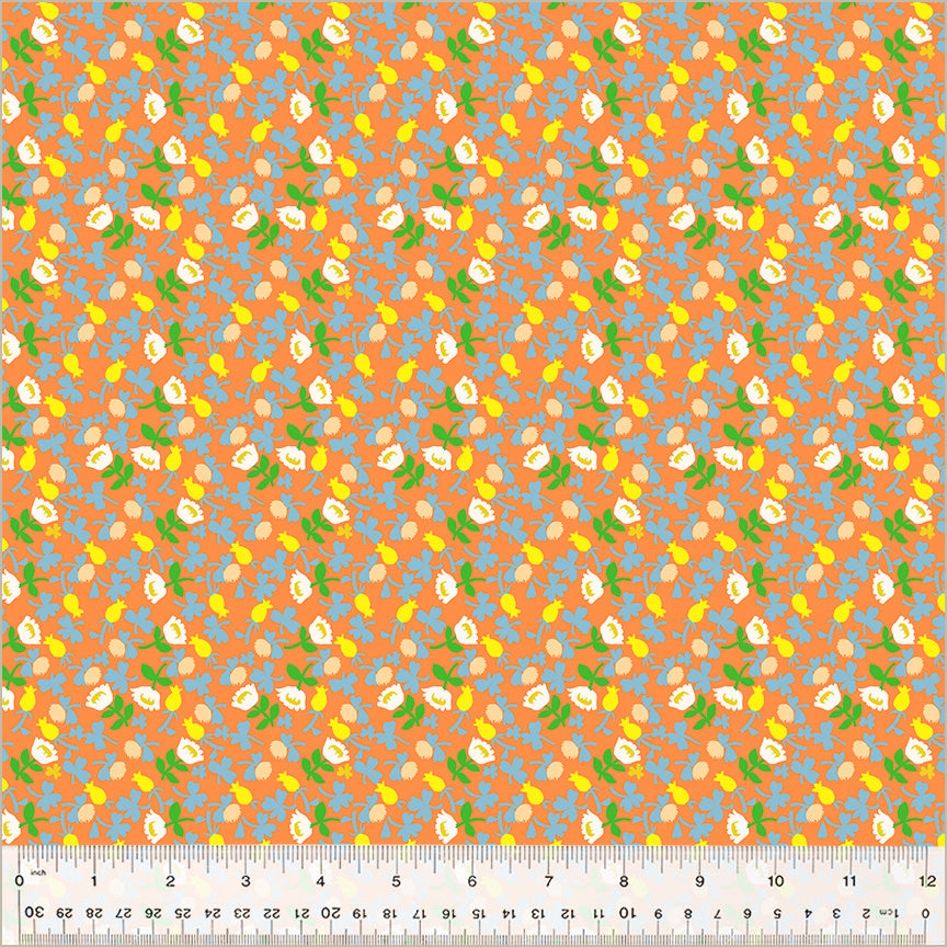 Studio Edit by Heather Ross - Calico Orange 37027D-9