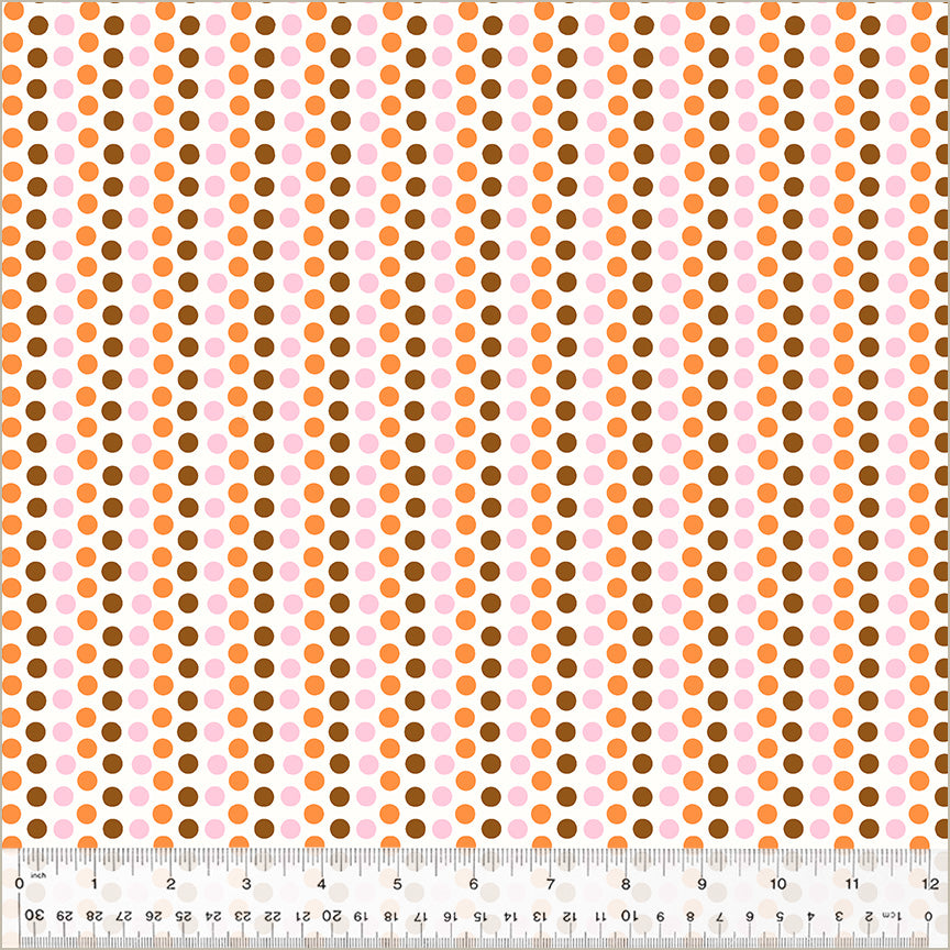 Studio Edit by Heather Ross - Dots Pink & Orange 54326D-5