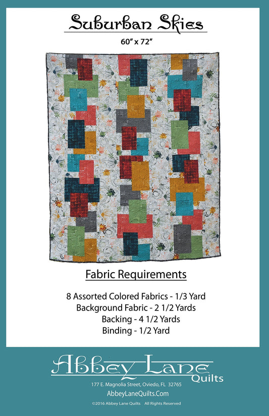 Suburban Skies Quilt Pattern by Abbey Lane Quilts