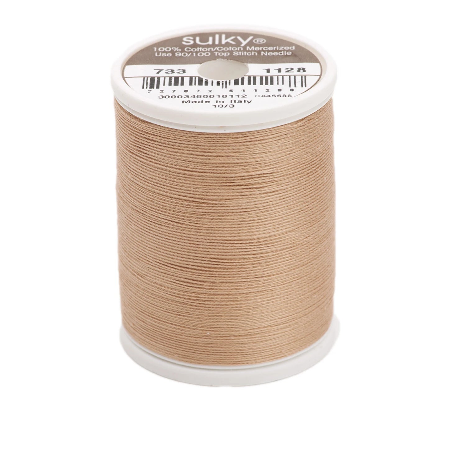Sulky Cotton Thread 30wt 400d 500yds Dark Ecru # 733-1128