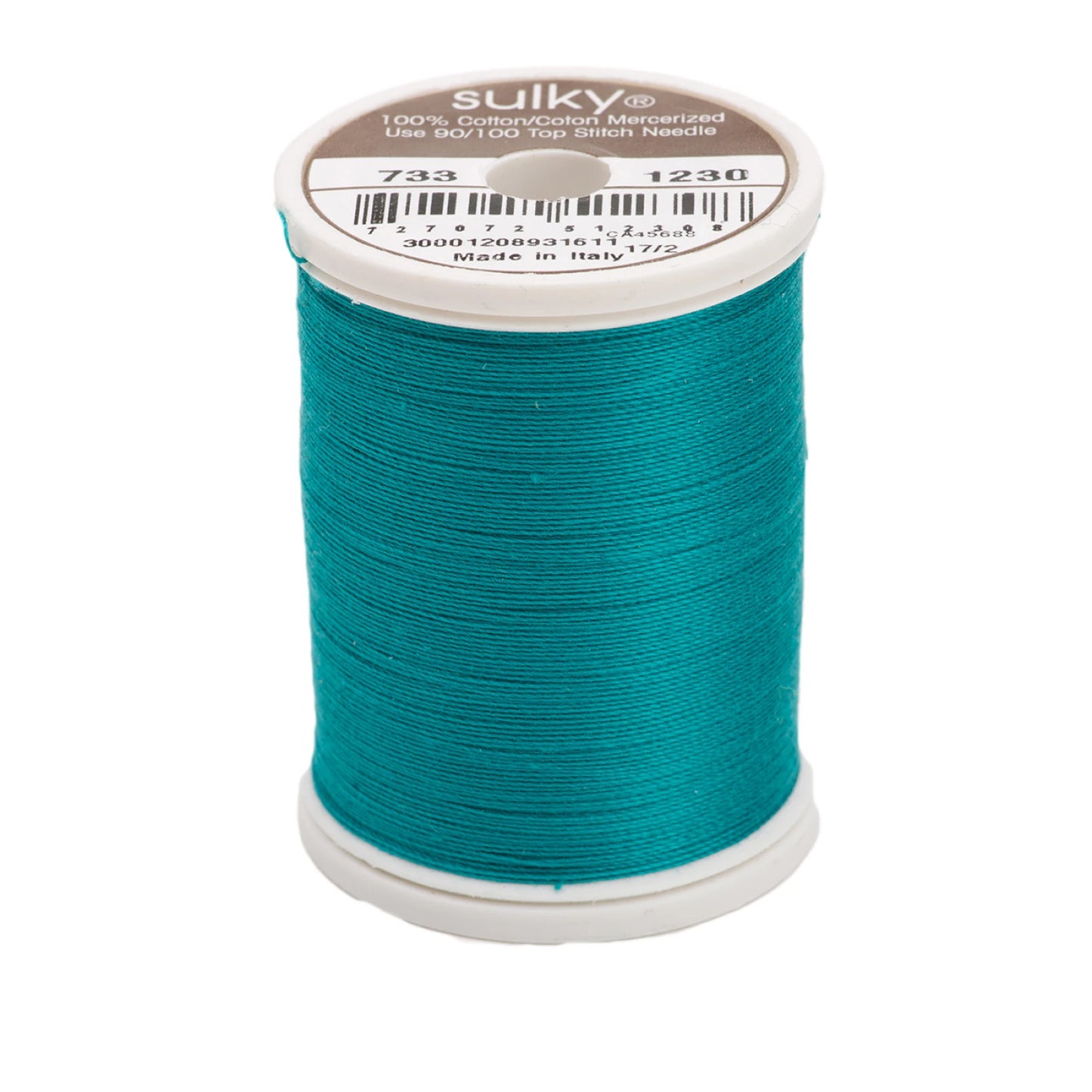 Sulky Cotton Thread 30wt 400d 500yds Dark Teal # 733-1230