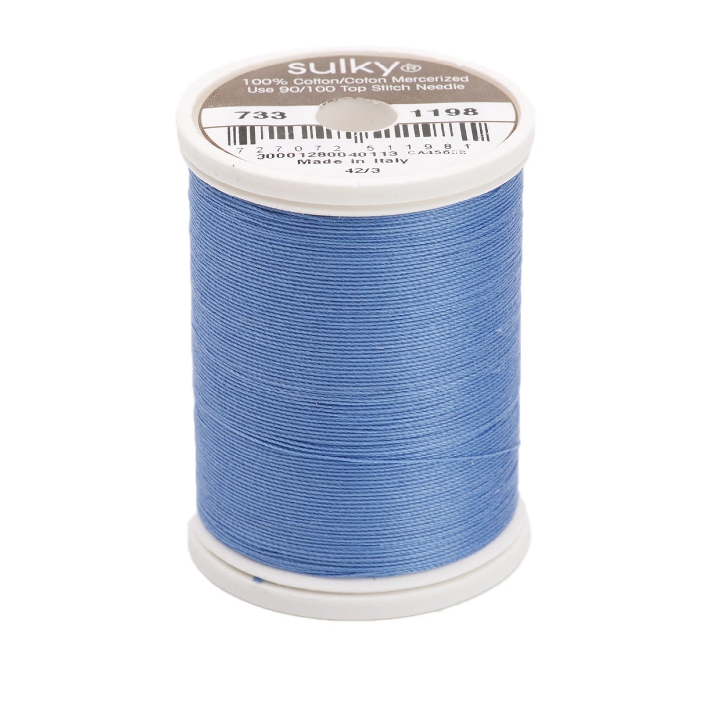 Sulky Cotton Thread 30wt 400d 500yds Dusty Navy # 733-1198