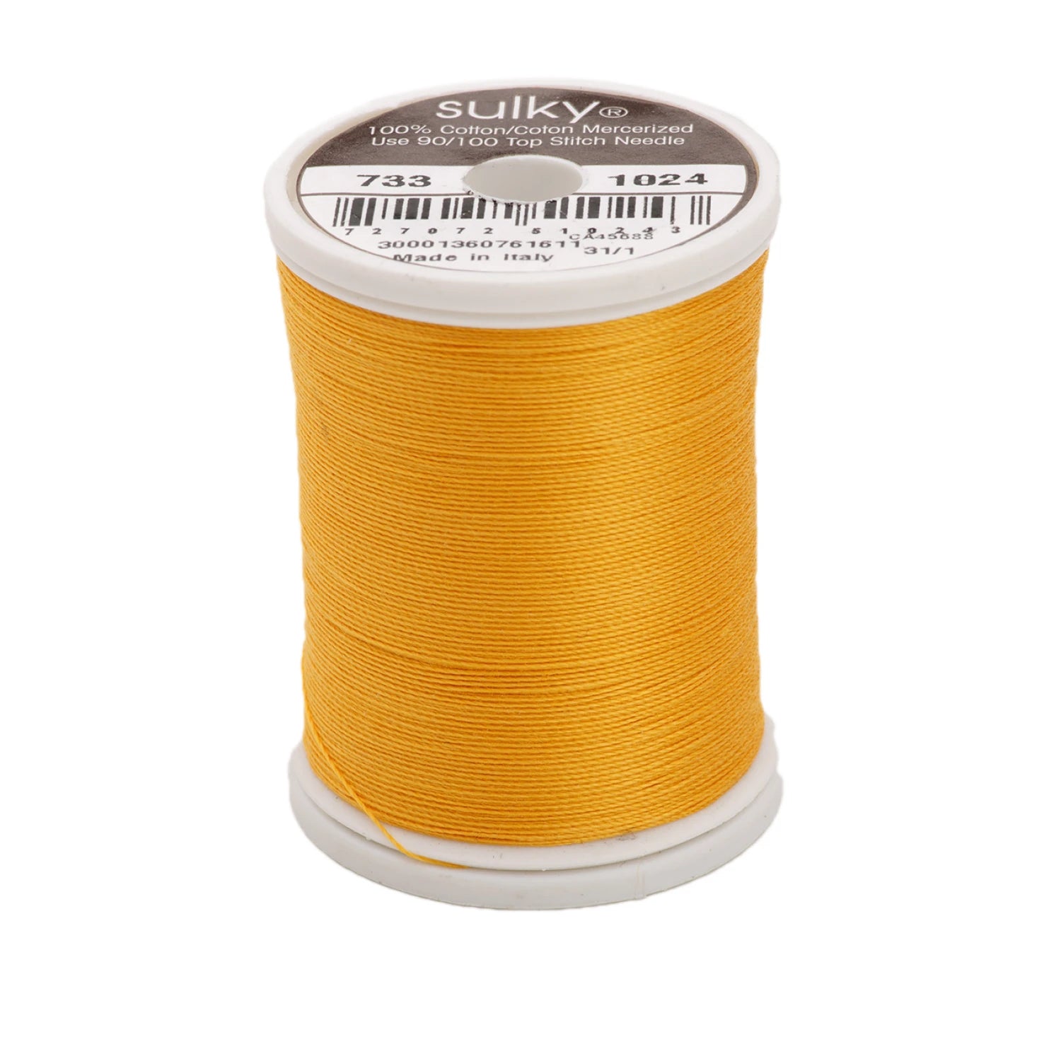 Sulky Cotton Thread 30wt 400d 500yds Goldenrod # 733-1024