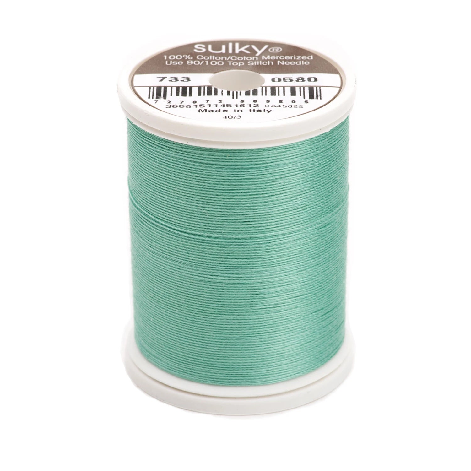 Sulky Cotton Thread 30wt 400d 500yds Mint Julep # 733-0580
