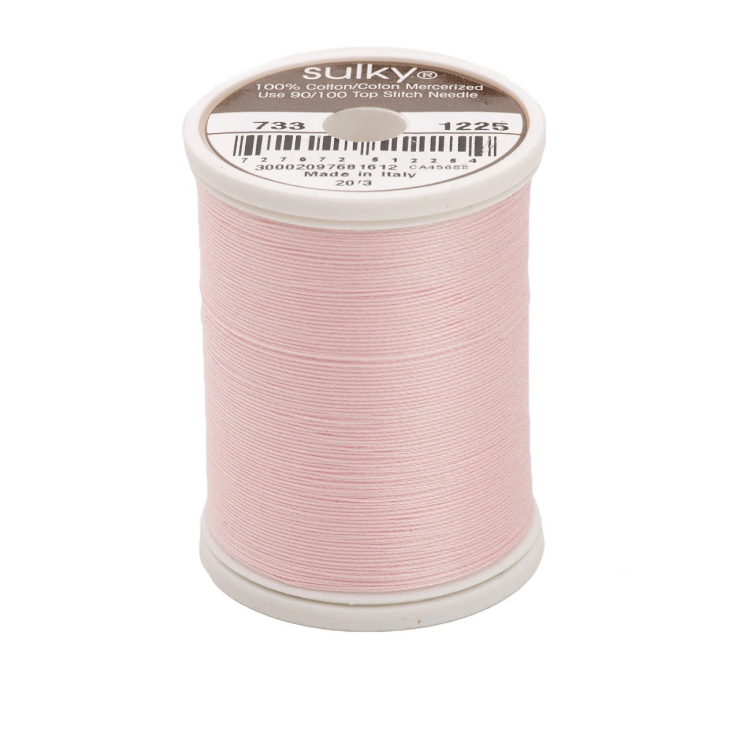 Sulky Cotton Thread 30wt 400d 500yds Pastel Pink # 733-1225