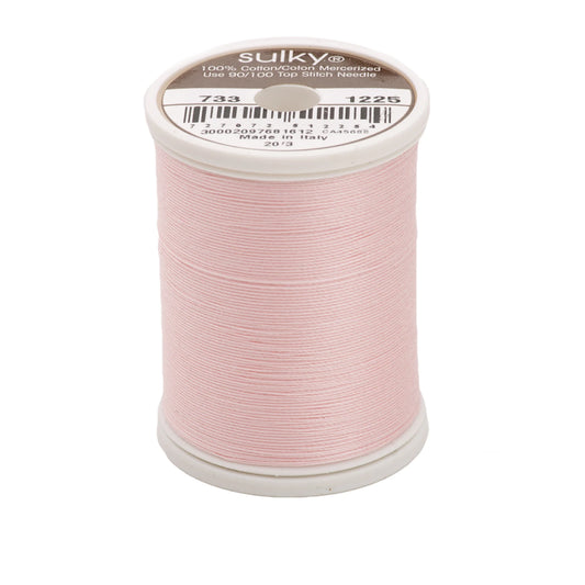 Sulky Cotton Thread 30wt 400d 500yds Pastel Pink # 733-1225