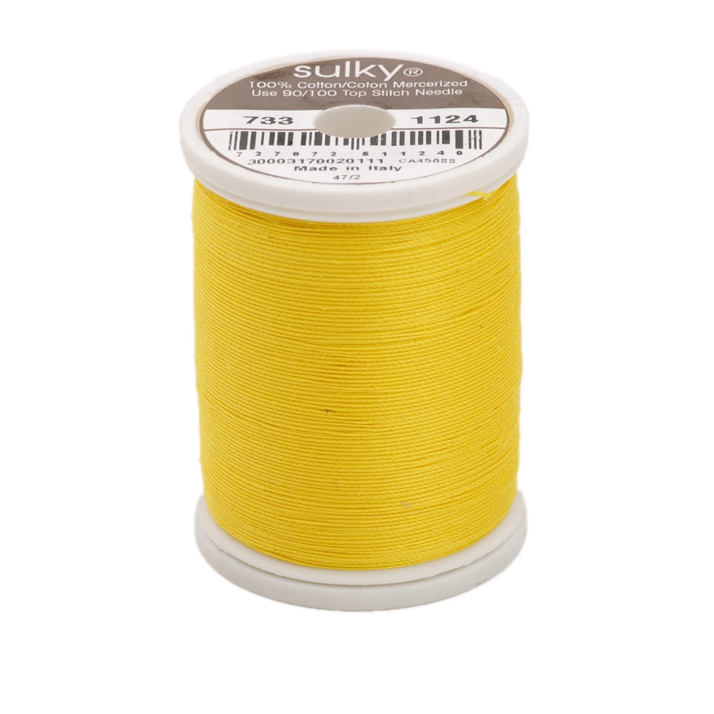 Sulky Cotton Thread 30wt 400d 500yds Sun Yellow # 733-1124