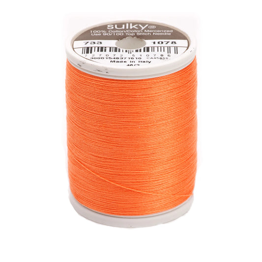 Sulky Cotton Thread 30wt 400d 500yds Tangerine # 733-1078