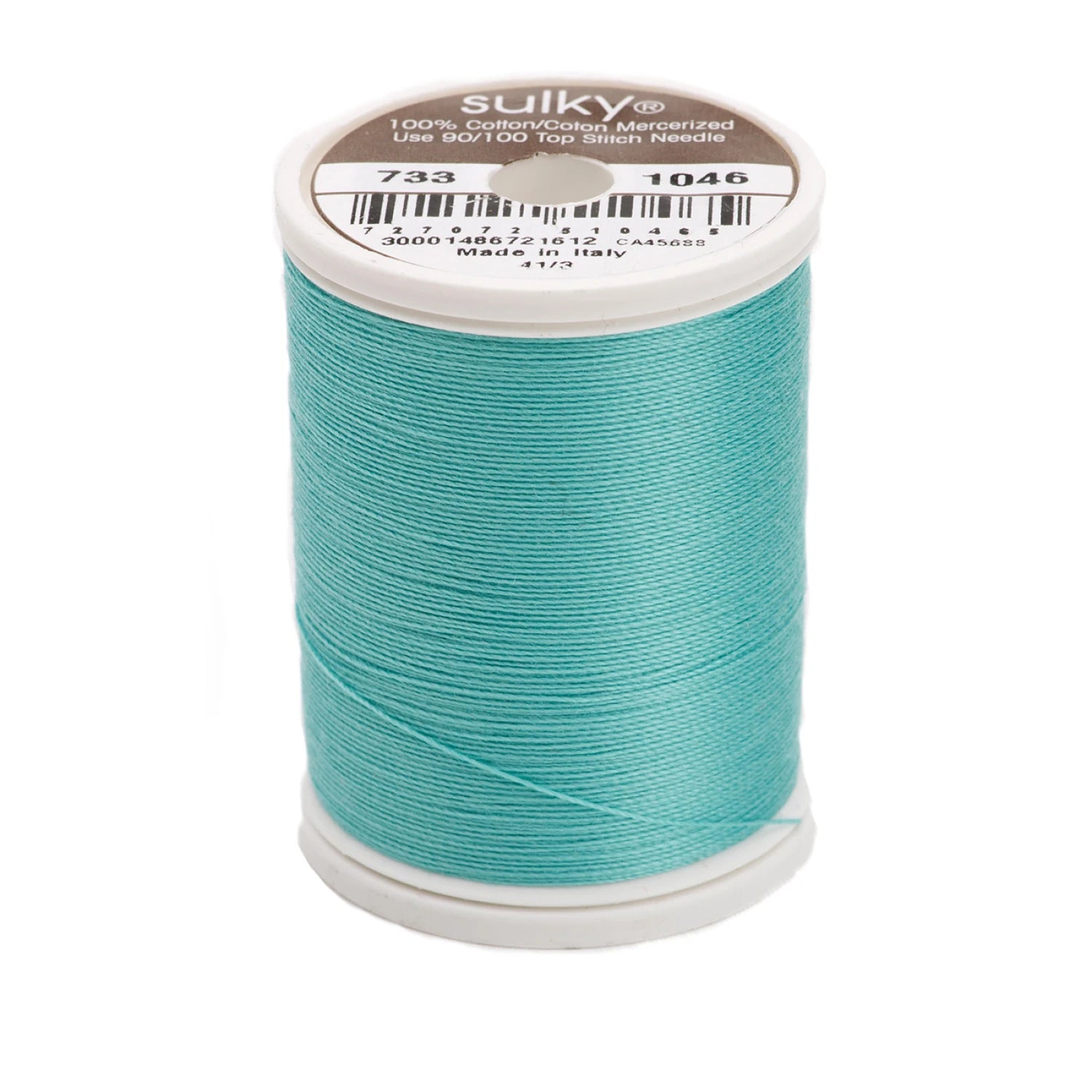 Sulky Cotton Thread 30wt 400d 500yds Teal # 733-1046