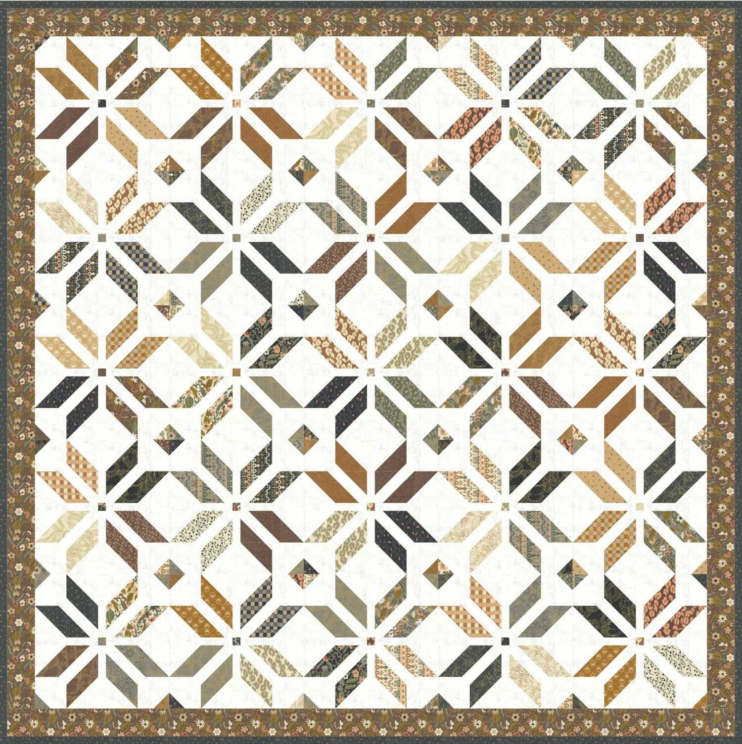 Summer Breeze Quilt Pattern by Happy Quilting