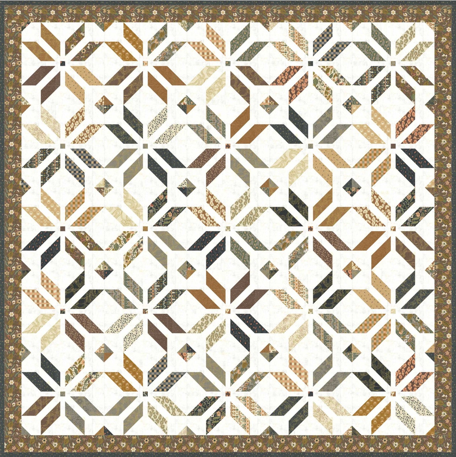 Summer Breeze Quilt Pattern by Happy Quilting