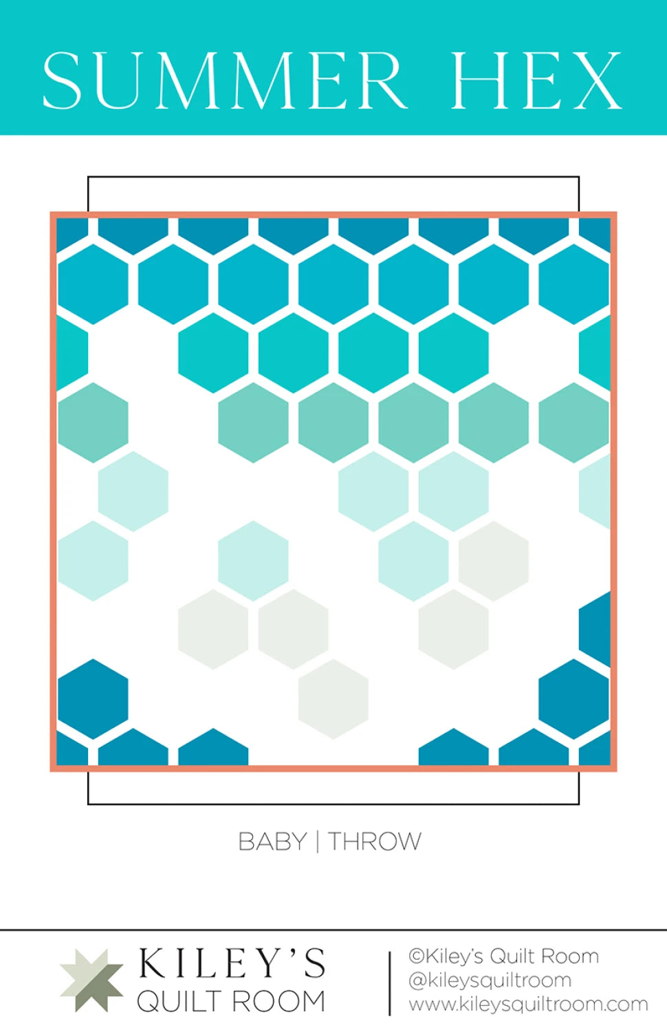 Summer Hex Quilt Pattern by Kiley's Quilt Room