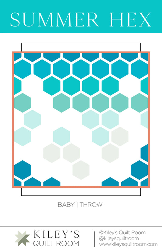 Summer Hex Quilt Pattern by Kiley's Quilt Room