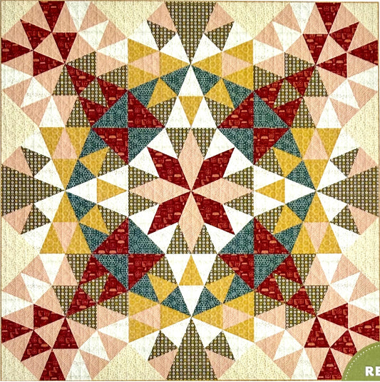 Summer Homestead by Sewcial Bee Collective : Free PDF Summer Glow Quilt Pattern