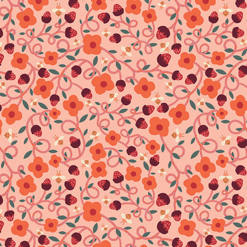 Summer Homestead by Sewcial Bee Collective : Vibrant Vines SBC-SH-2051