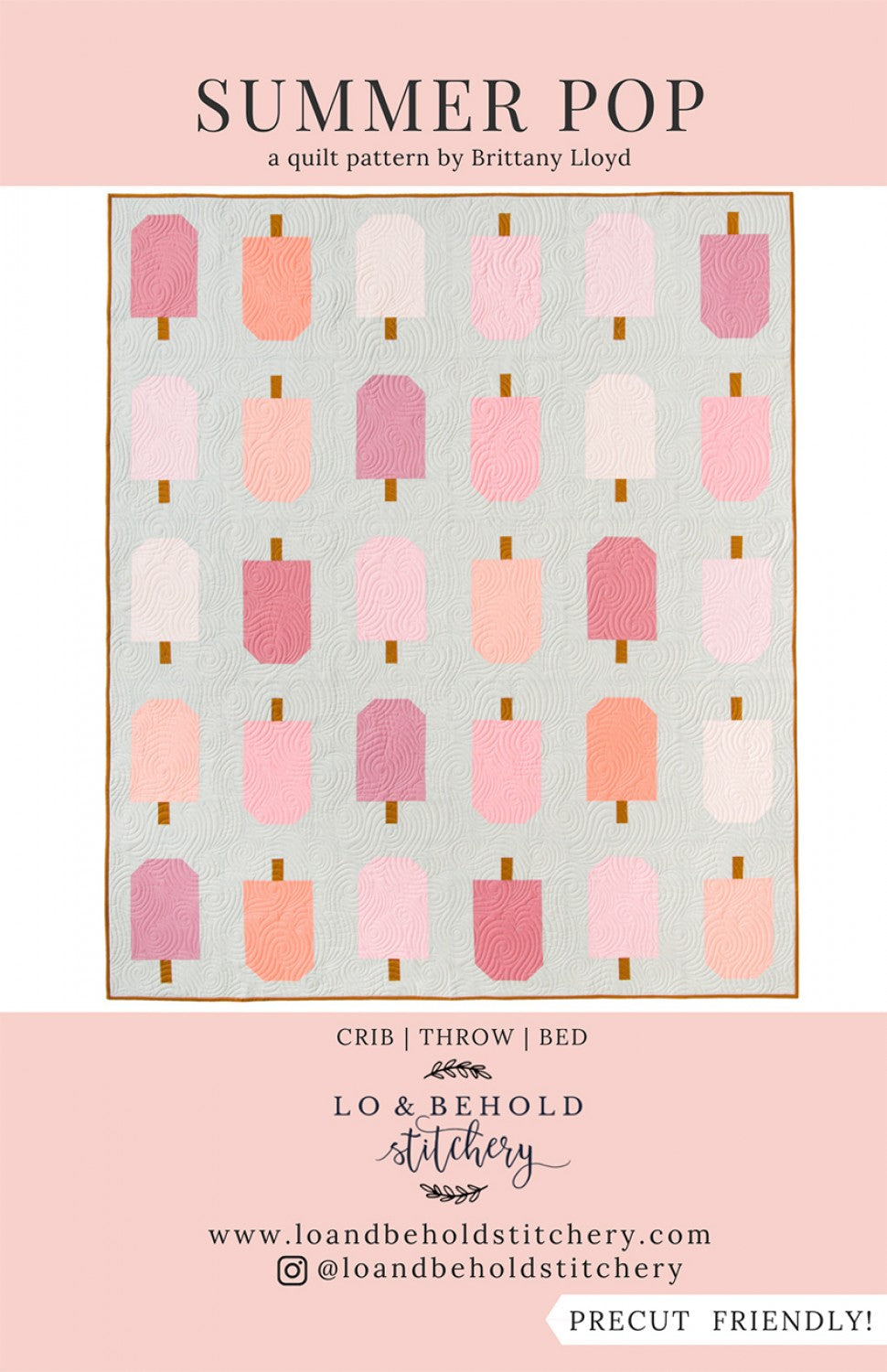 Summer Pop Quilt Pattern by Lo & Behold Stitchery
