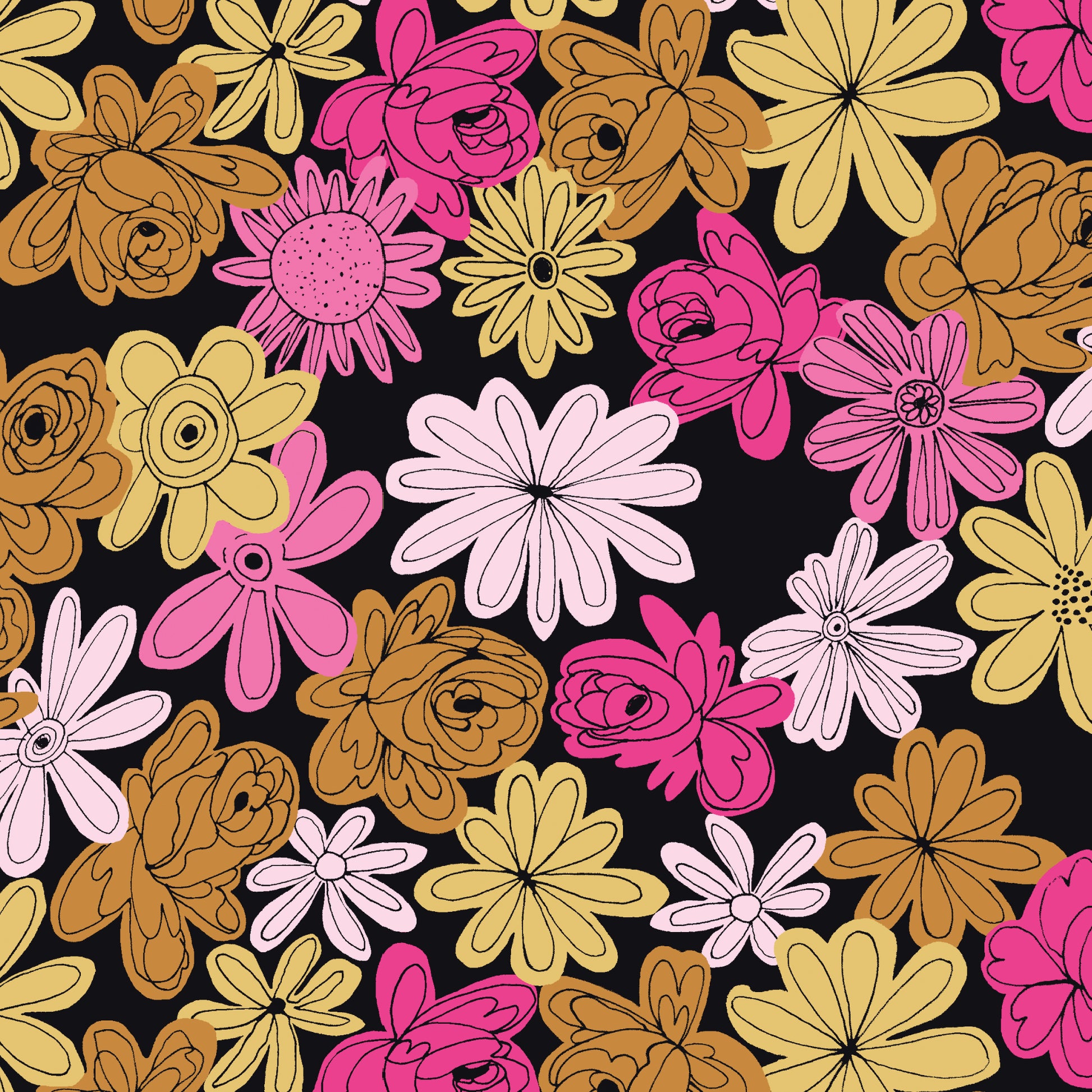 Summer Sun by Vera® : Floral Explosion Black 228815 (Estimated Arrival November 2025)