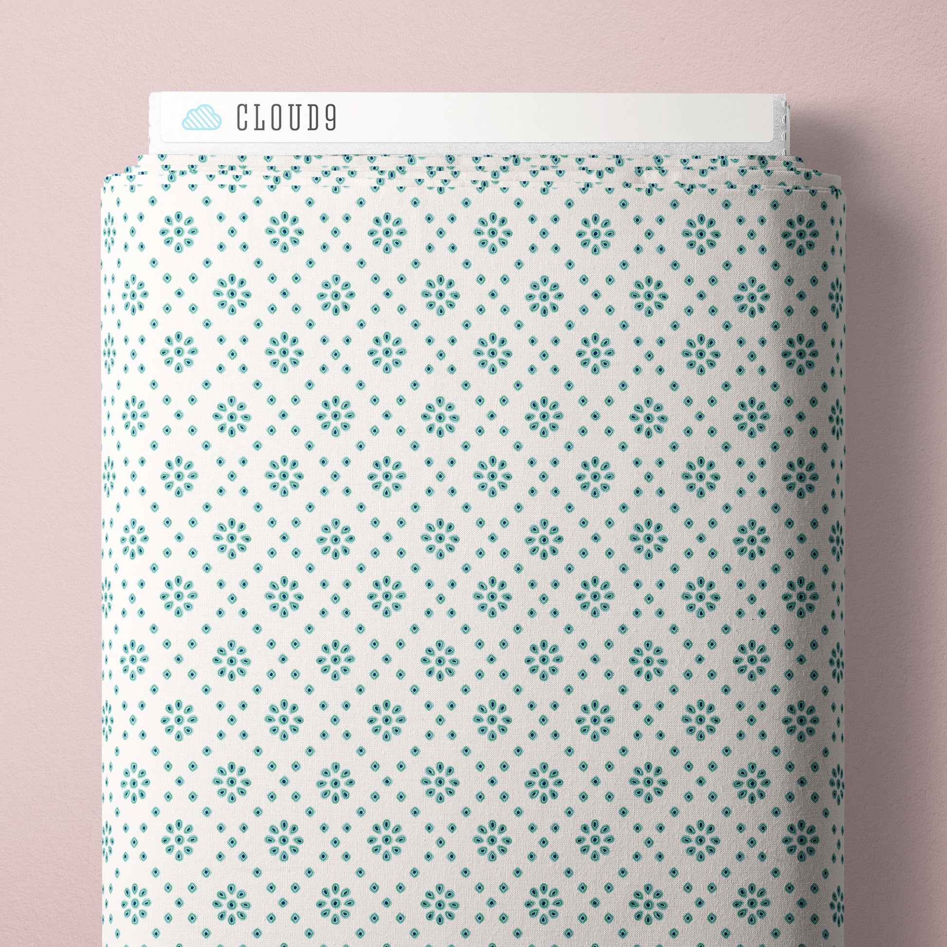 Summer's End by Emily Taylor : Blossom Eyelet Ivory/Green 229750