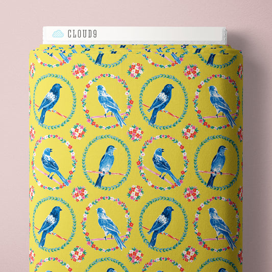Summer's End by Emily Taylor : Dawn Bird Song Yellow 229742