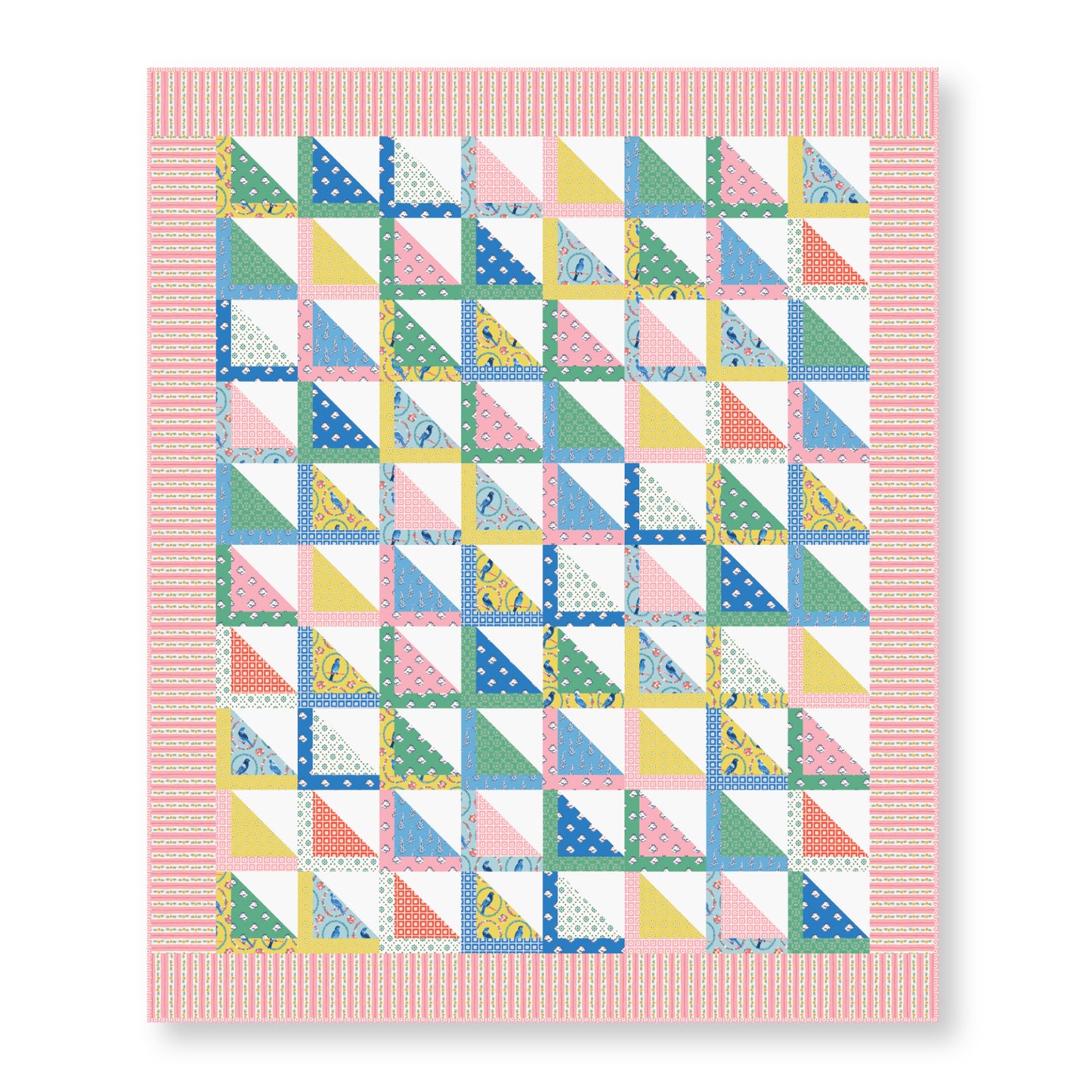 Summer's End by Emily Taylor - Free PDF Garden Trellis Quilt Pattern