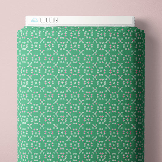 Summer's End by Emily Taylor : Lace Curtains Green/Pink 229754
