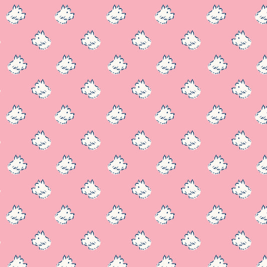 Summer's End by Emily Taylor : Polka Dot Dog Pink 229736