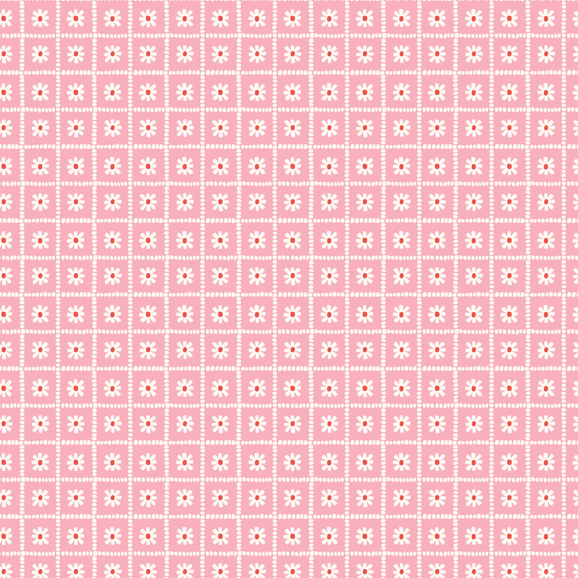 Summer's End by Emily Taylor : Square Dance Daisy Pink 229751