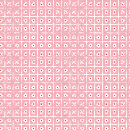 Summer's End by Emily Taylor : Square Dance Daisy Pink 229751