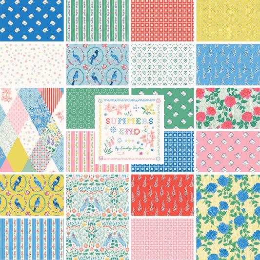 Summer's End by Emily Taylor : Vintage Blooms II Quilt Kit