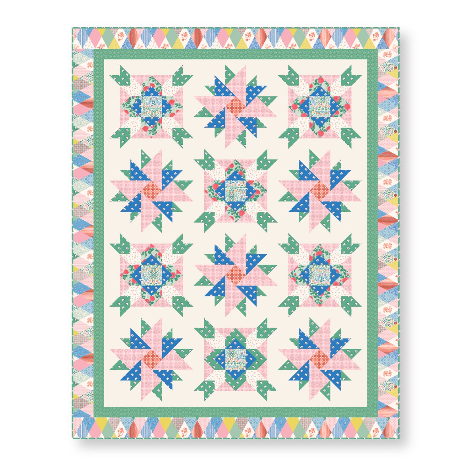 Summer's End by Emily Taylor : Vintage Blooms II Quilt Reference