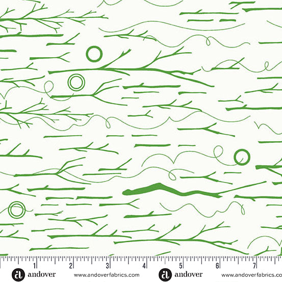 Sun Print Whisper by Alison Glass - Sticks and Twine Grass 1555-G