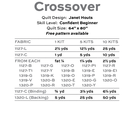 Sun Print by Alison Glass : Crossover Quilt Kit