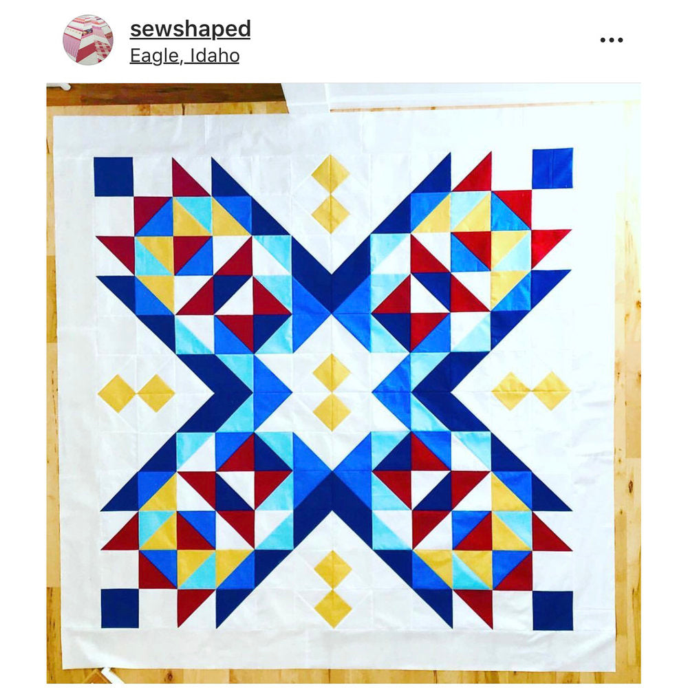 Suncake Quilt Pattern by Satterwhite Quilts