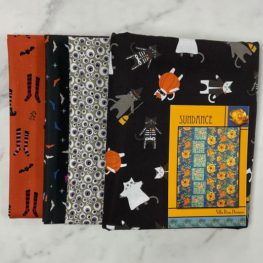 Sundance Halloween Quilt Kit featuring Beggars Night by Sandy Gervais