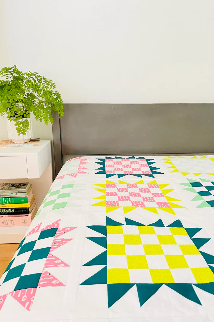 Sunflower Patch Quilt Pattern by Patch + Dot