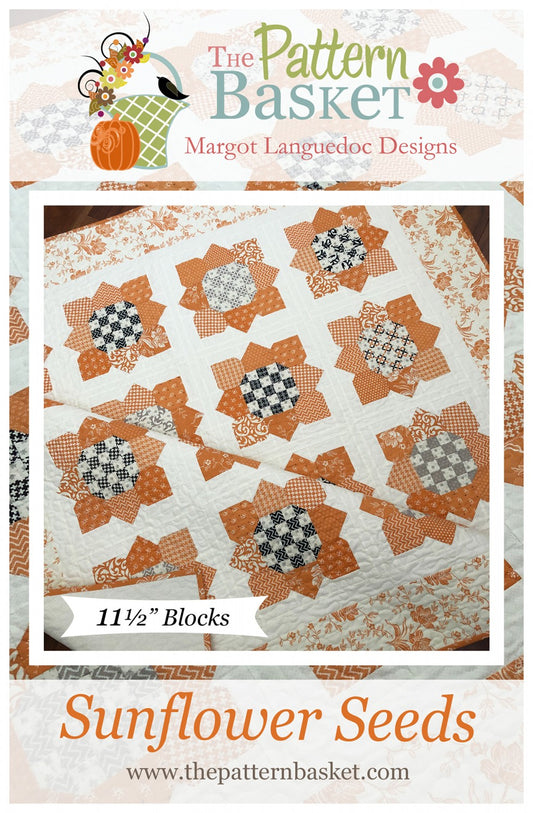 Sunflower Seeds Quilt Pattern by The Pattern Basket