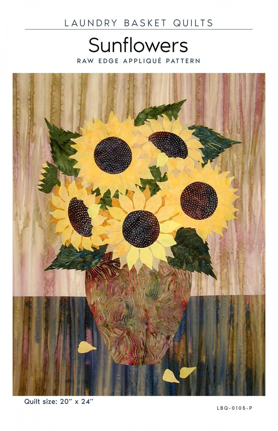 Sunflowers Mini Quilt Pattern by Laundry Basket Quilts