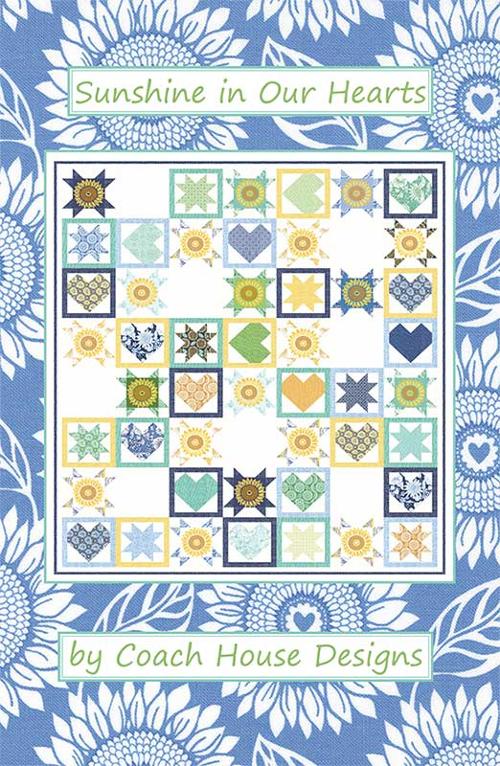 Sunflowers in My Heart by Kate Spain : Sunshine In Our Hearts Quilt Pattern