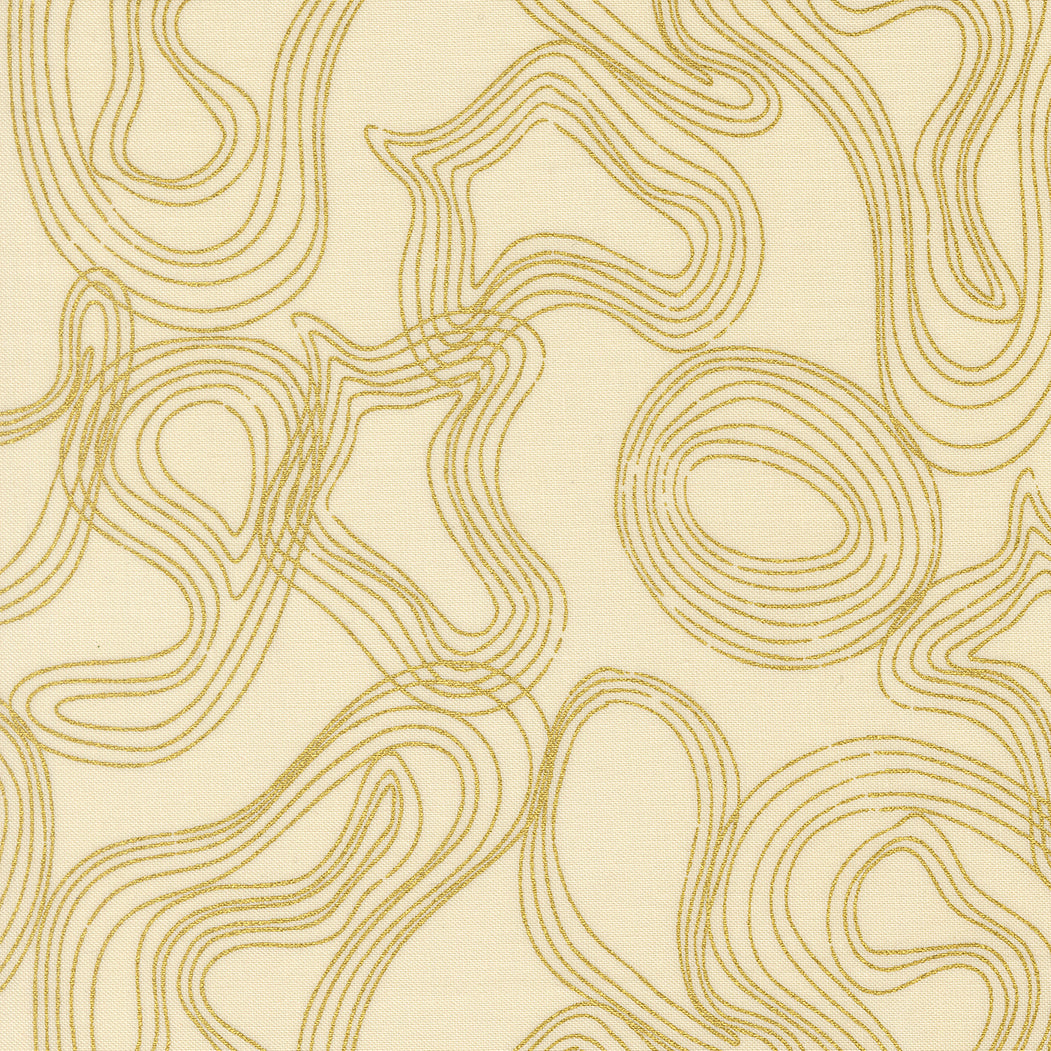 Sunlit Ruins by Jessica Rose : Shadow Grove Metallic Cream 38164 11M