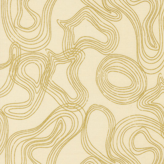 Sunlit Ruins by Jessica Rose : Shadow Grove Metallic Cream 38164 11M