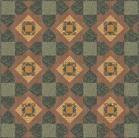 Sunlit Ruins by Jessica Rose : Kallos Quilt Kit