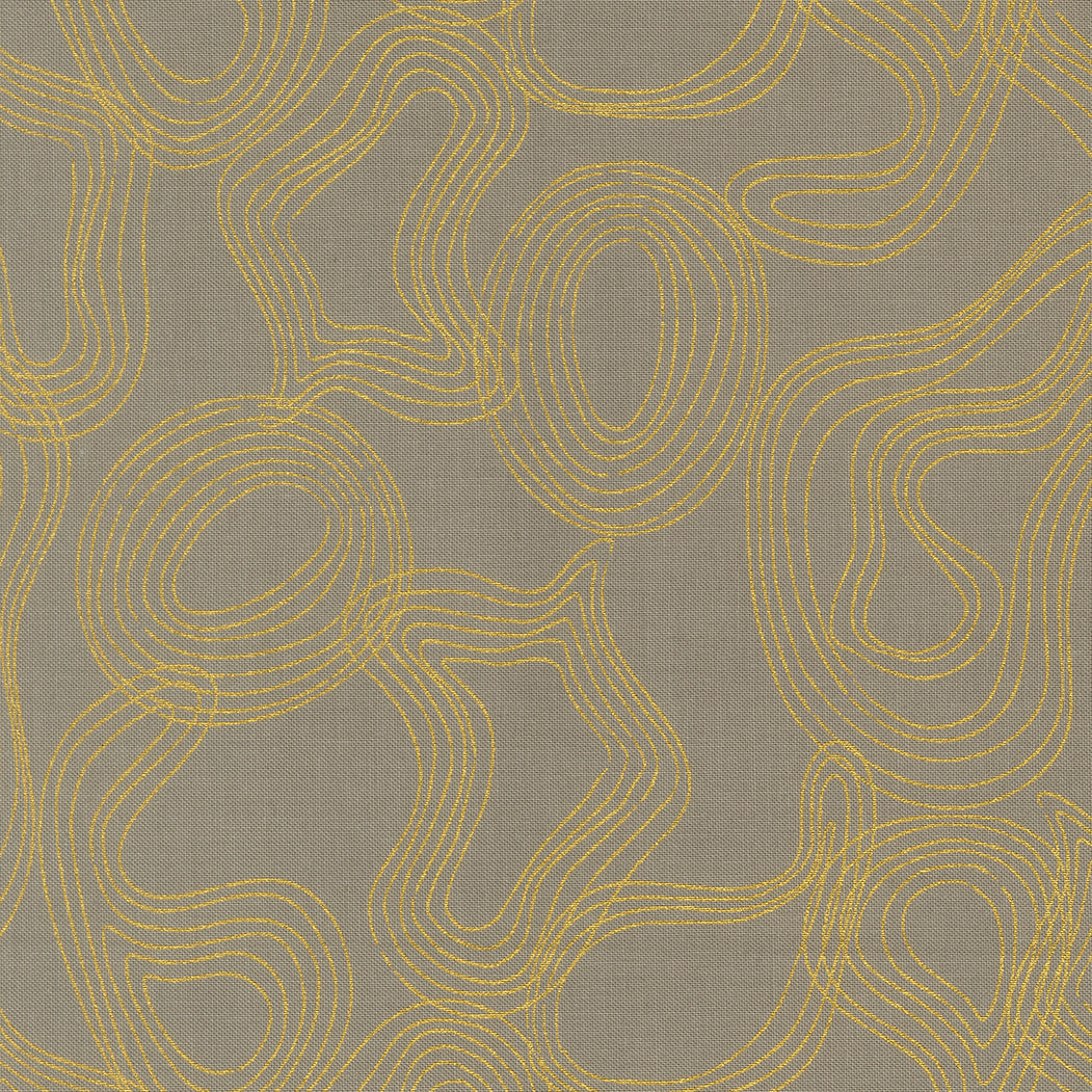 Sunlit Ruins by Jessica Rose : Shadow Grove Metallic Silver 38164 14M