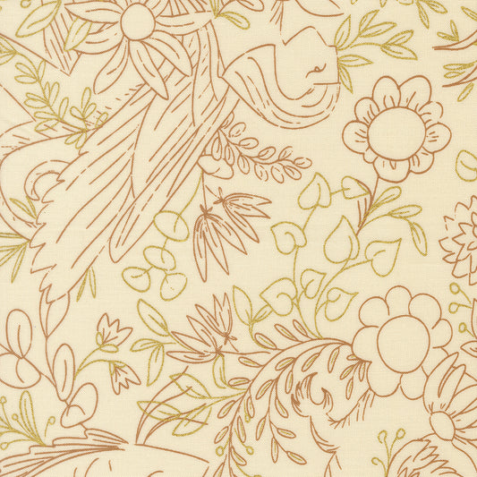 Sunlit Ruins by Jessica Rose : Sunlit Ruins Metallic Cream 38161 11M